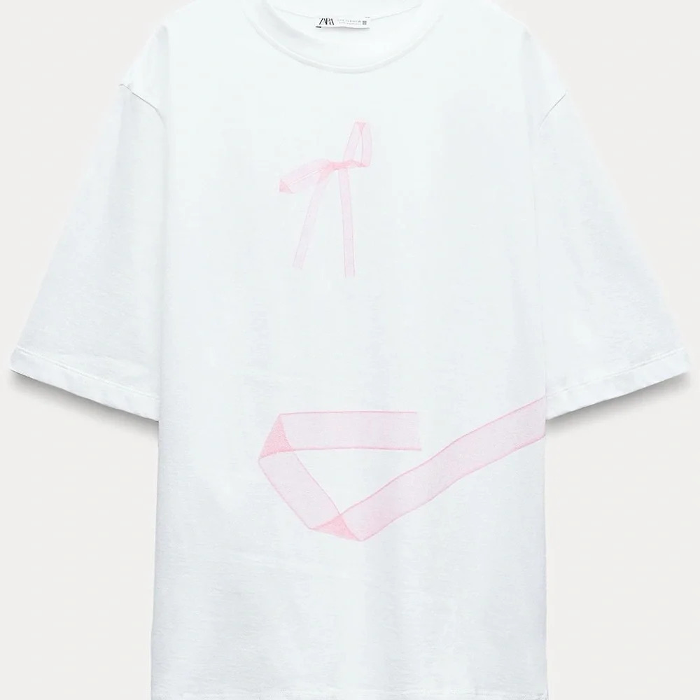 ZARA, Bows t-shirt, size Large - Picture 2 of 9